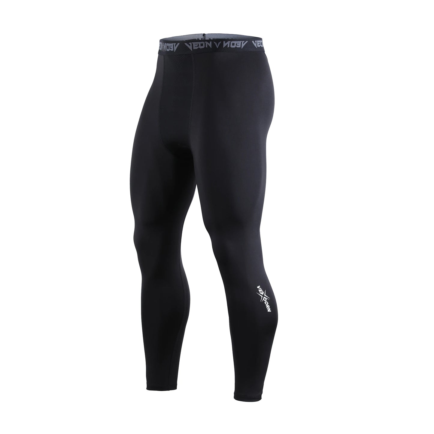 Calça de compressão masculina para treino preta da D.Sports, ideal para performance e conforto