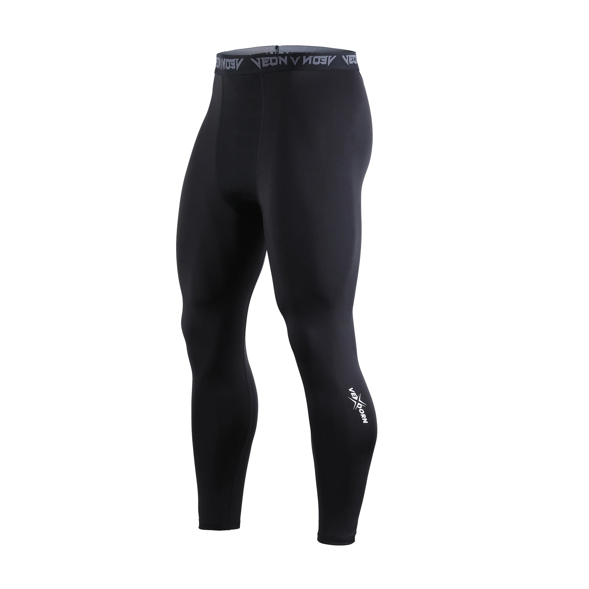 Calça de compressão masculina para treino preta da D.Sports, ideal para performance e conforto